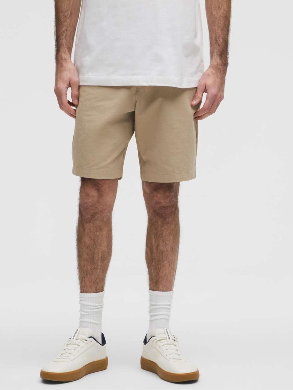 Lululemon ABC Classic-Fit Short 9" Stretch Cotton VersaTwill Sheer Oak Size 40